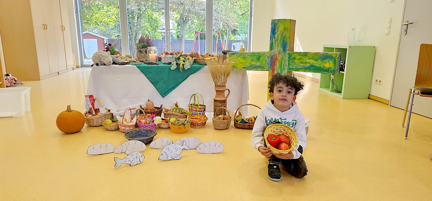 Erntedankfest im Kindergarten